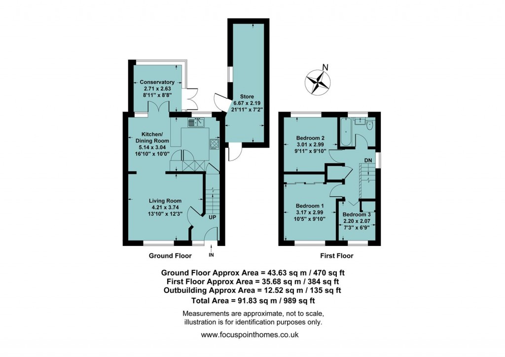 Floorplans For Kingfisher Drive, Banbury
