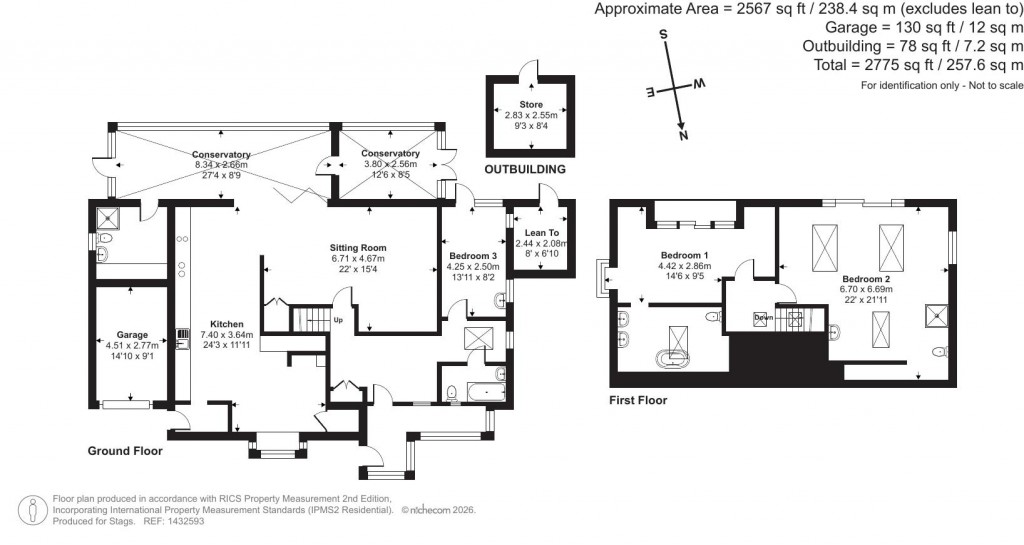 Floorplans For Sidmouth Road, Lyme Regis