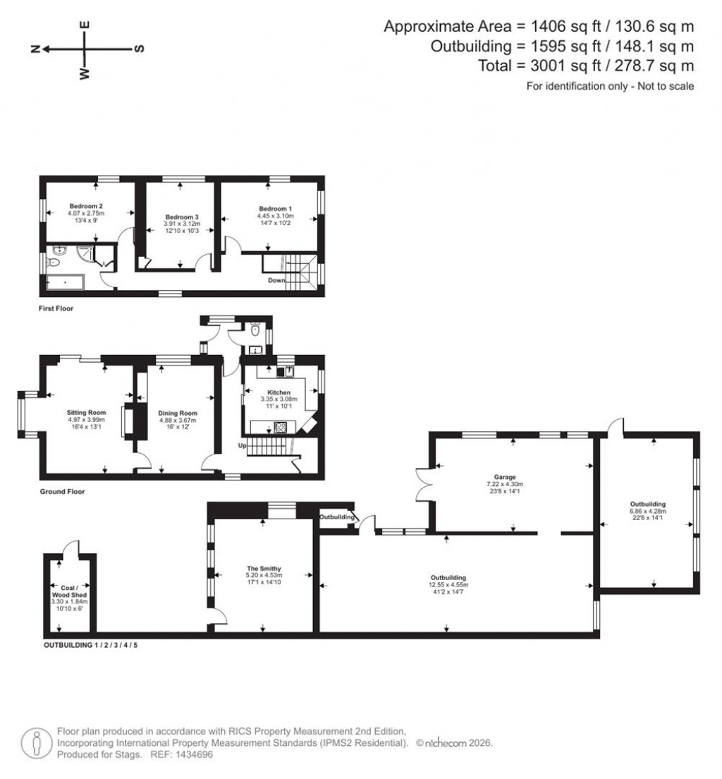 Floorplans For Hookway, Crediton