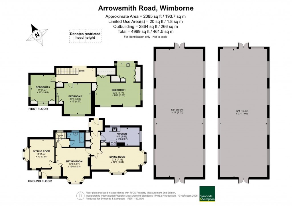 Floorplans For Arrowsmith Road, Wimborne