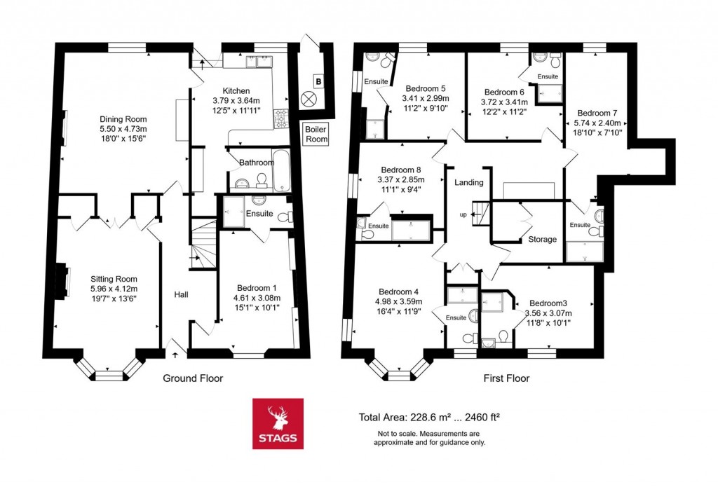 Floorplans For 8 Pound Street, Lyme Regis