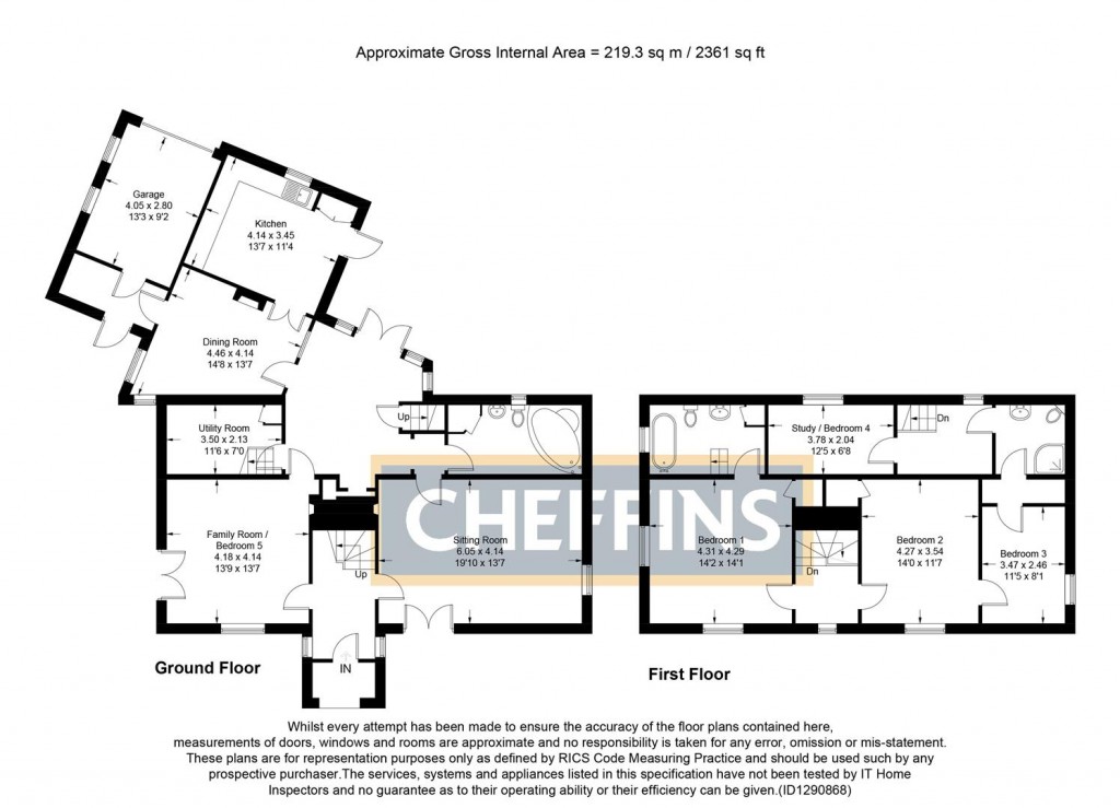 Floorplans For East Road, Isleham, Ely