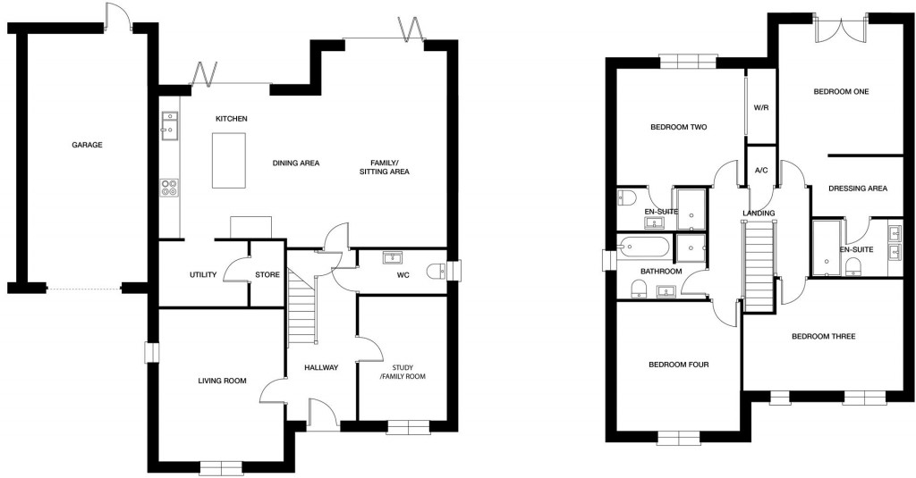 Floorplans For Fosbrooke View, Ravenstone, LE67
