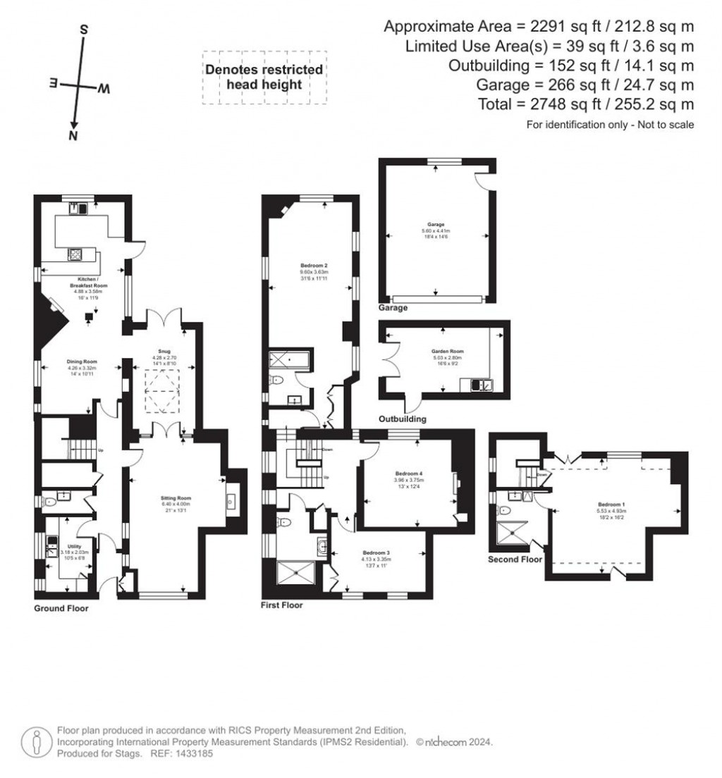 Floorplans For Higher Shapter Street, Topsham, Exeter