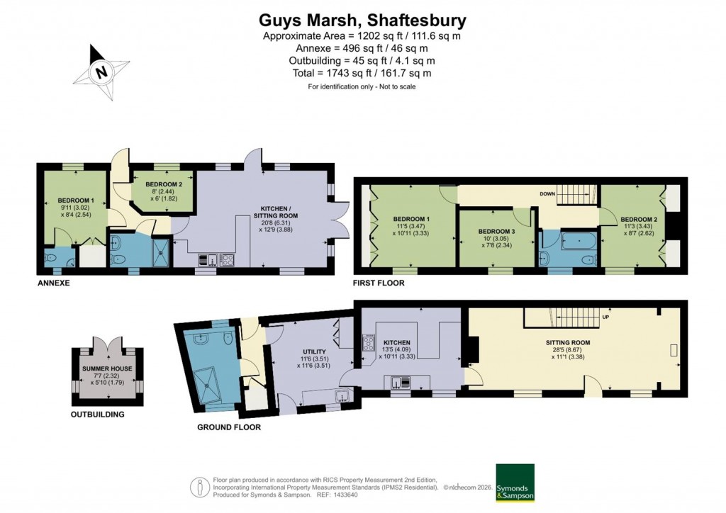 Floorplans For Guys Marsh, Shaftesbury