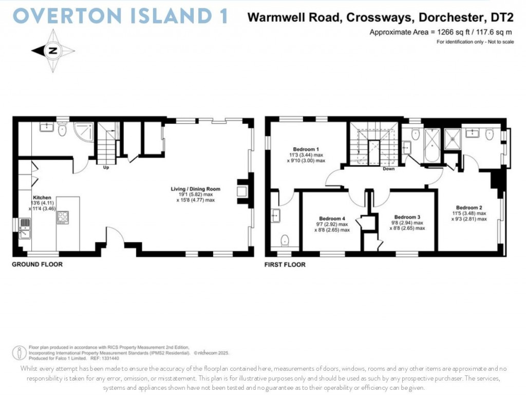 Floorplans For Warmwell Road, Crossways