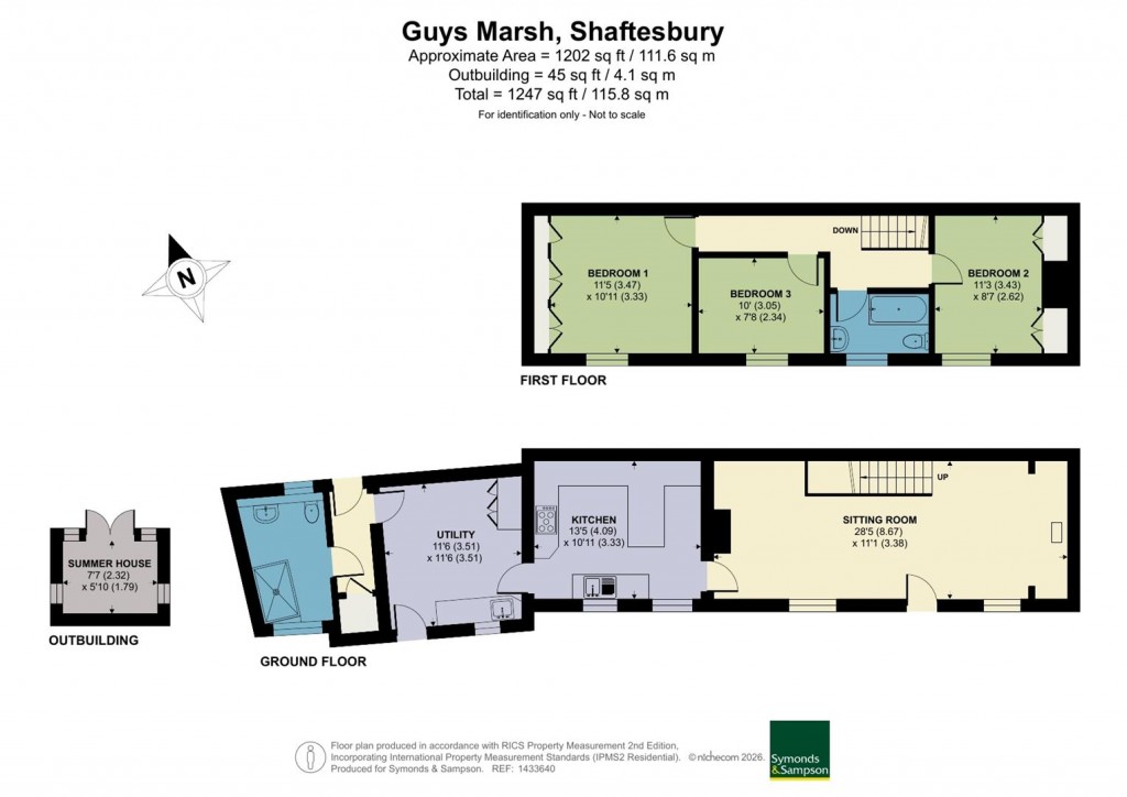 Floorplans For Guys Marsh, Shaftesbury