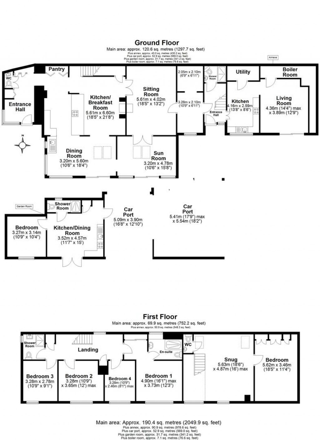 Floorplans For Stokeinteignhead, Newton Abbot