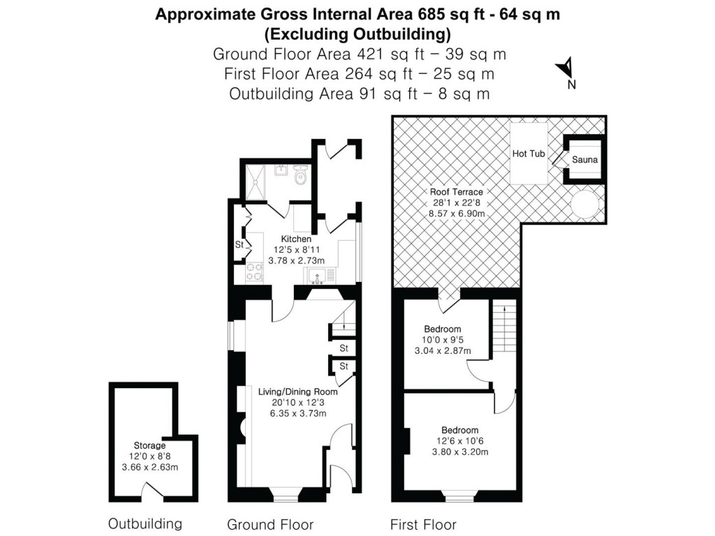 Floorplans For Eddystone Terrace, Wadebridge