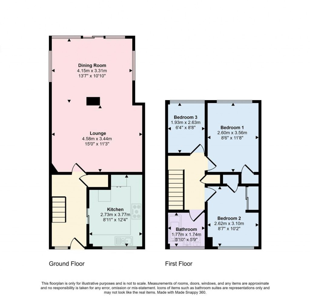 Floorplans For Magdalen Lane, Bridport