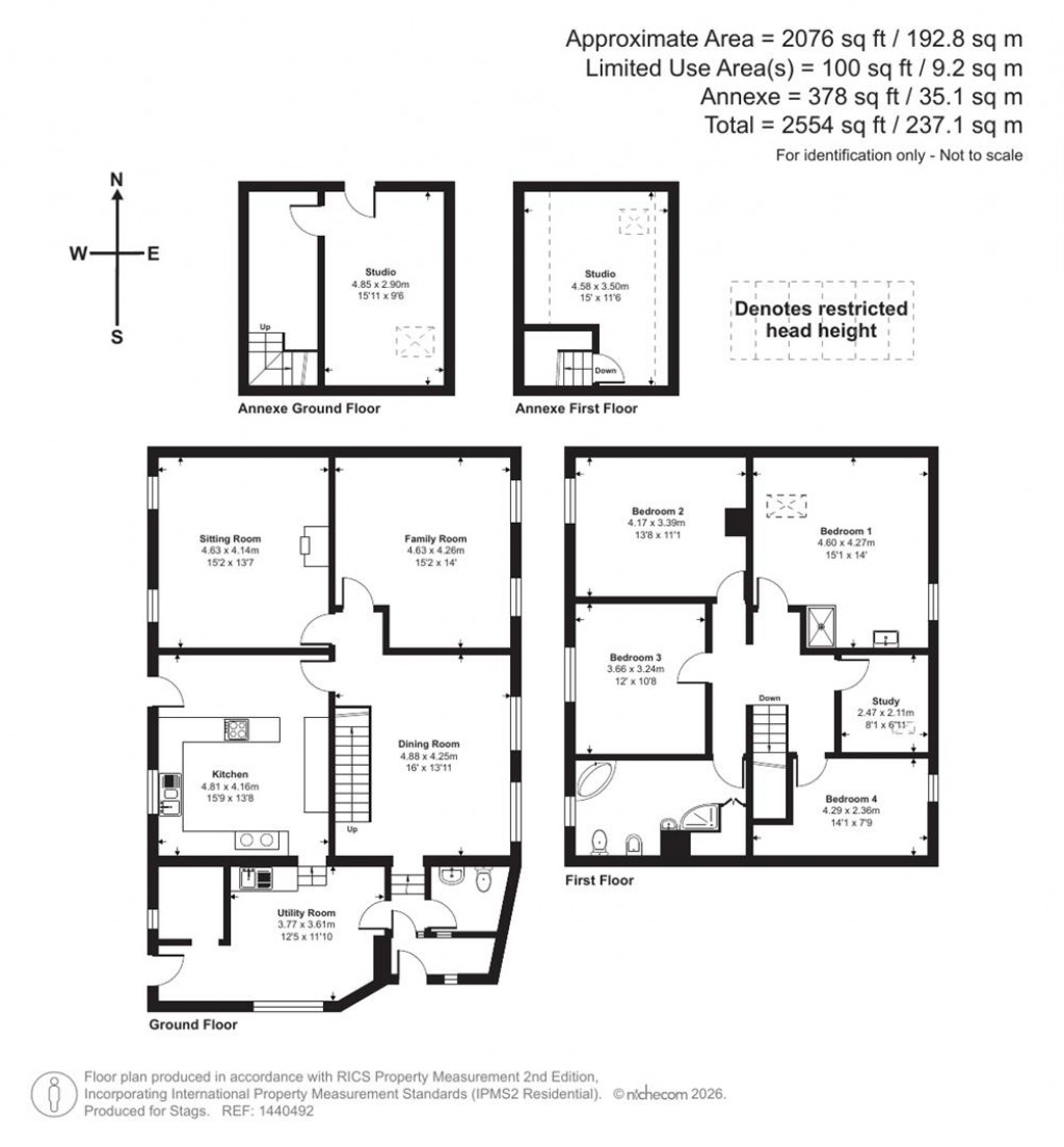 Floorplans For High Street, Broadwindsor, Beaminster