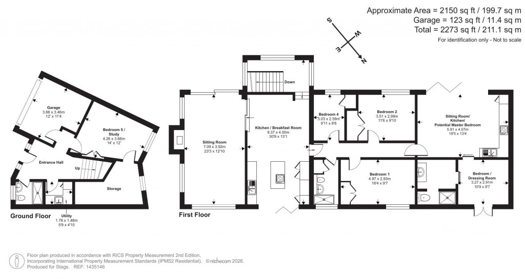 Floorplans For Ora Close, Croyde, Braunton
