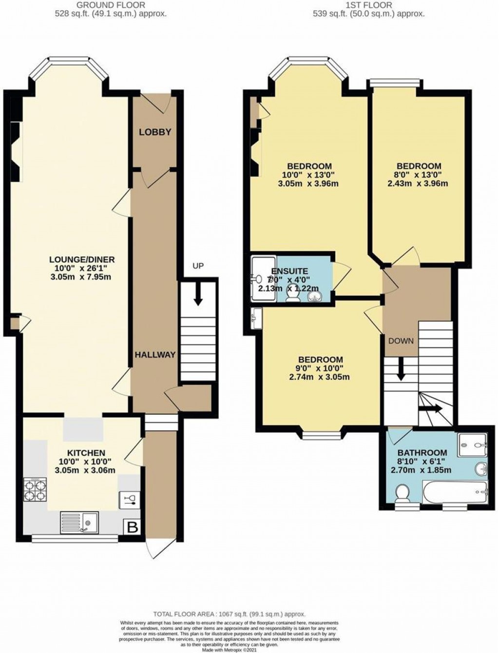 Floorplans For The Street, Charmouth, Bridport