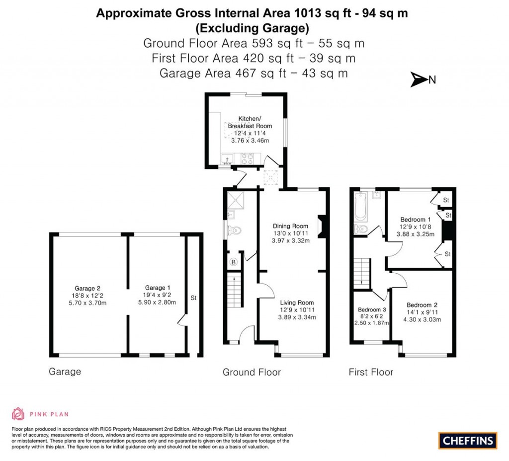 Floorplans For Coldhams Lane, Cambridge