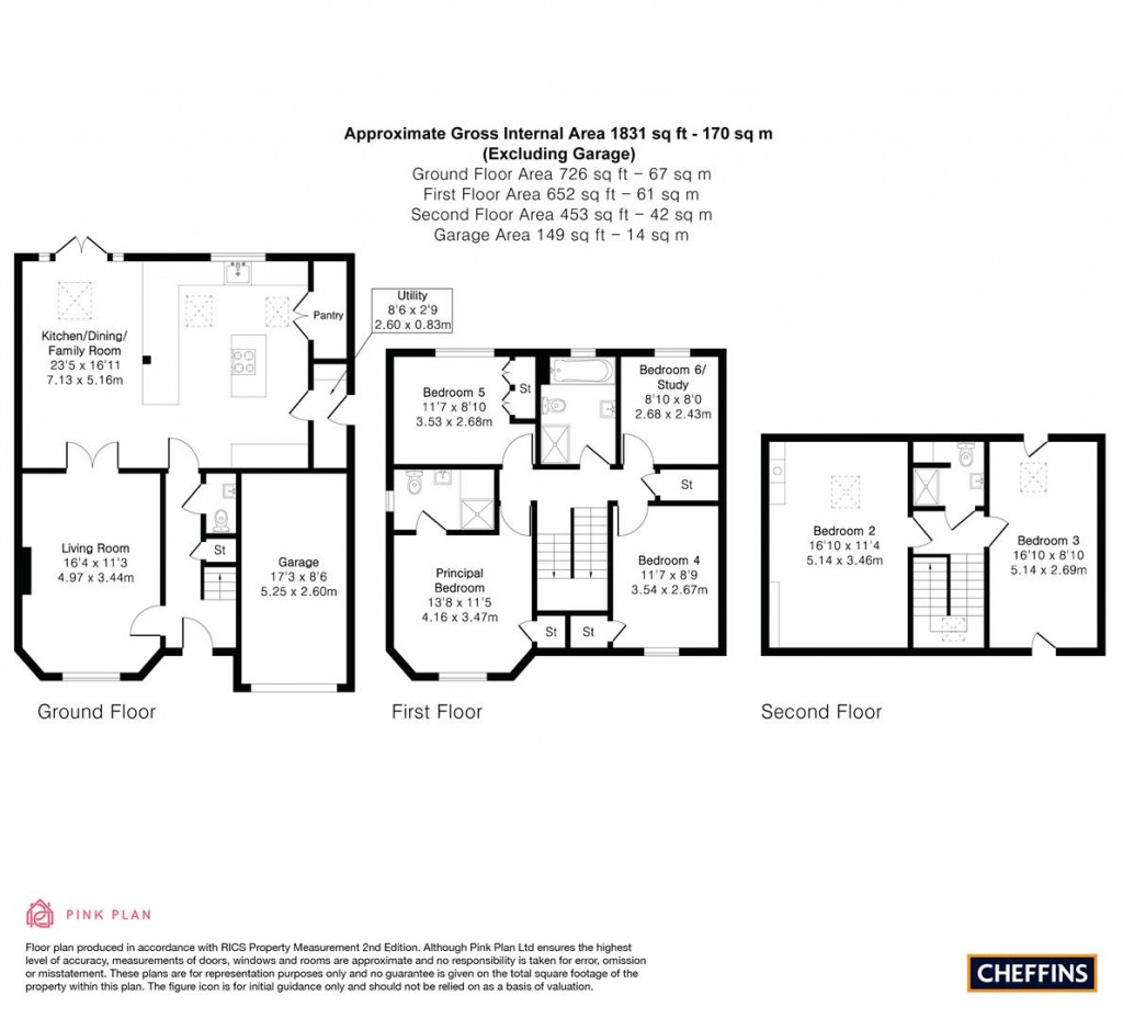 Floorplans For Calford Drive, Haverhill