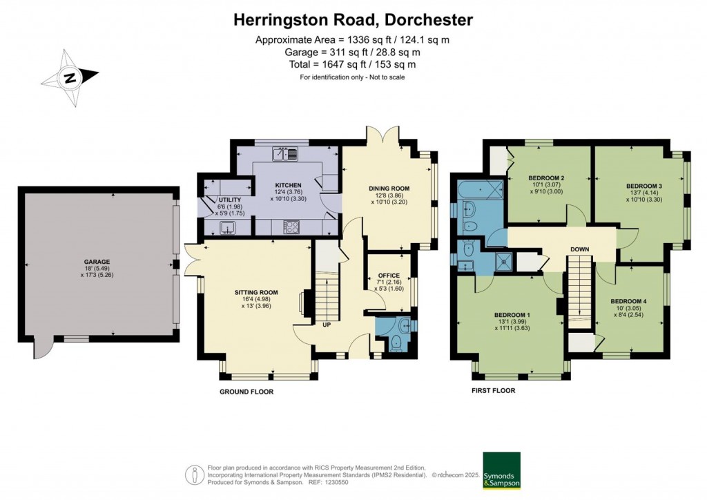 Floorplans For Herringston Road, Dorchester