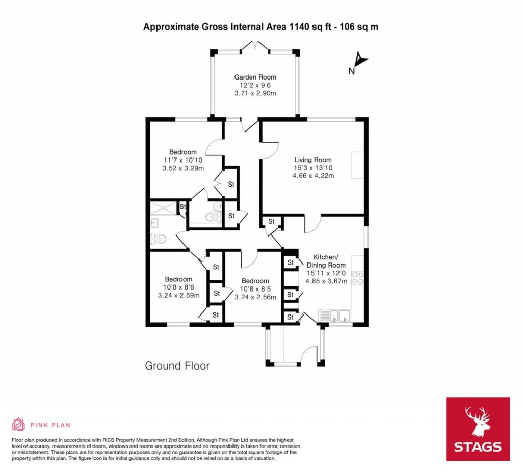 Floorplans For Well Street, Tregony, Truro