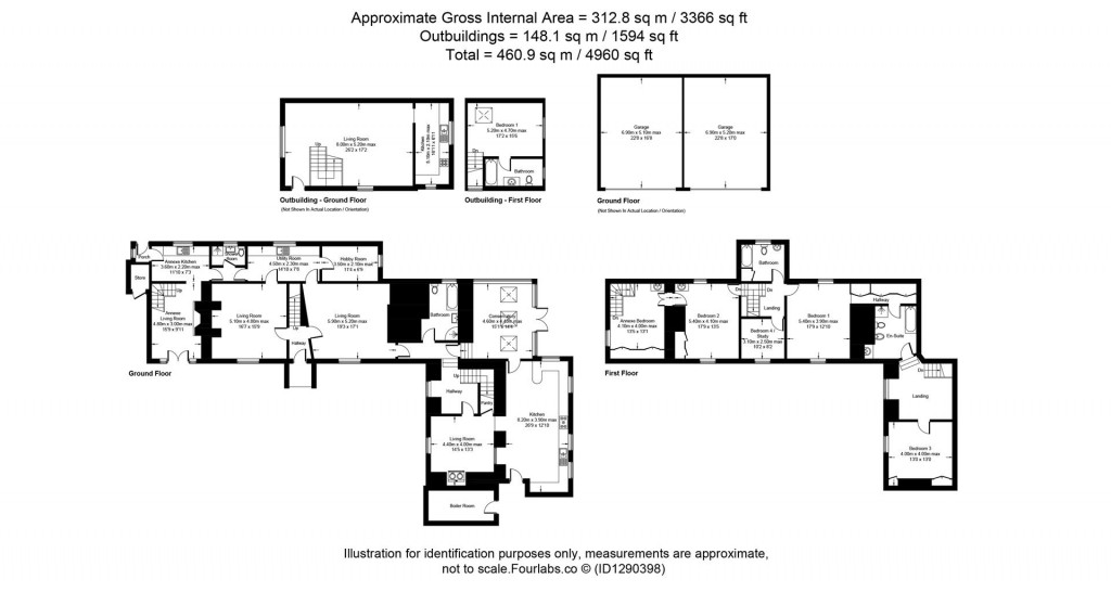 Floorplans For Milton Damerel, Holsworthy - 5.5 acres