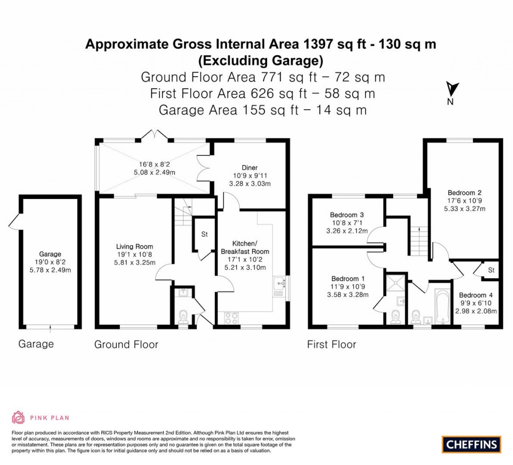 Floorplans For Clover Court, Cambridge