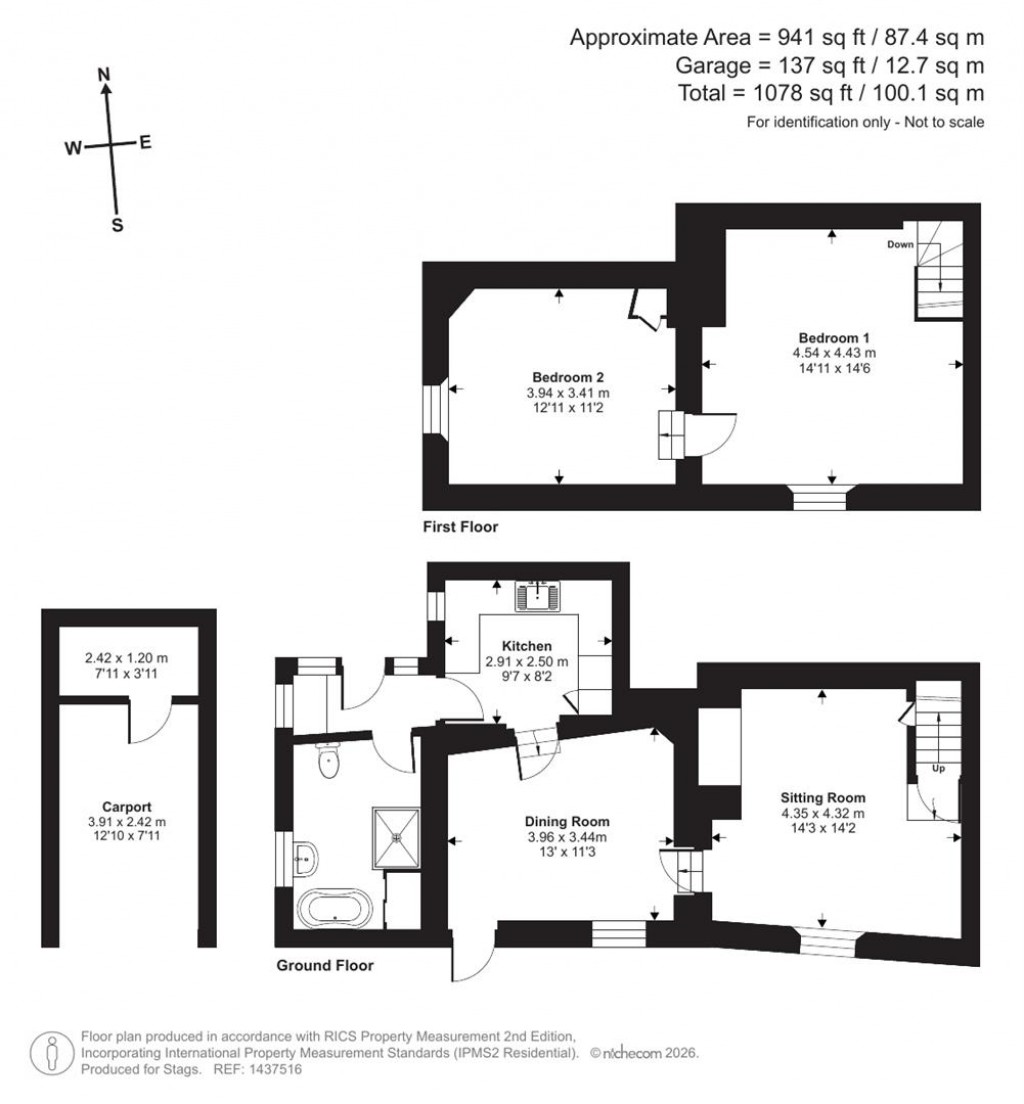 Floorplans For Stockleigh Pomeroy, Crediton