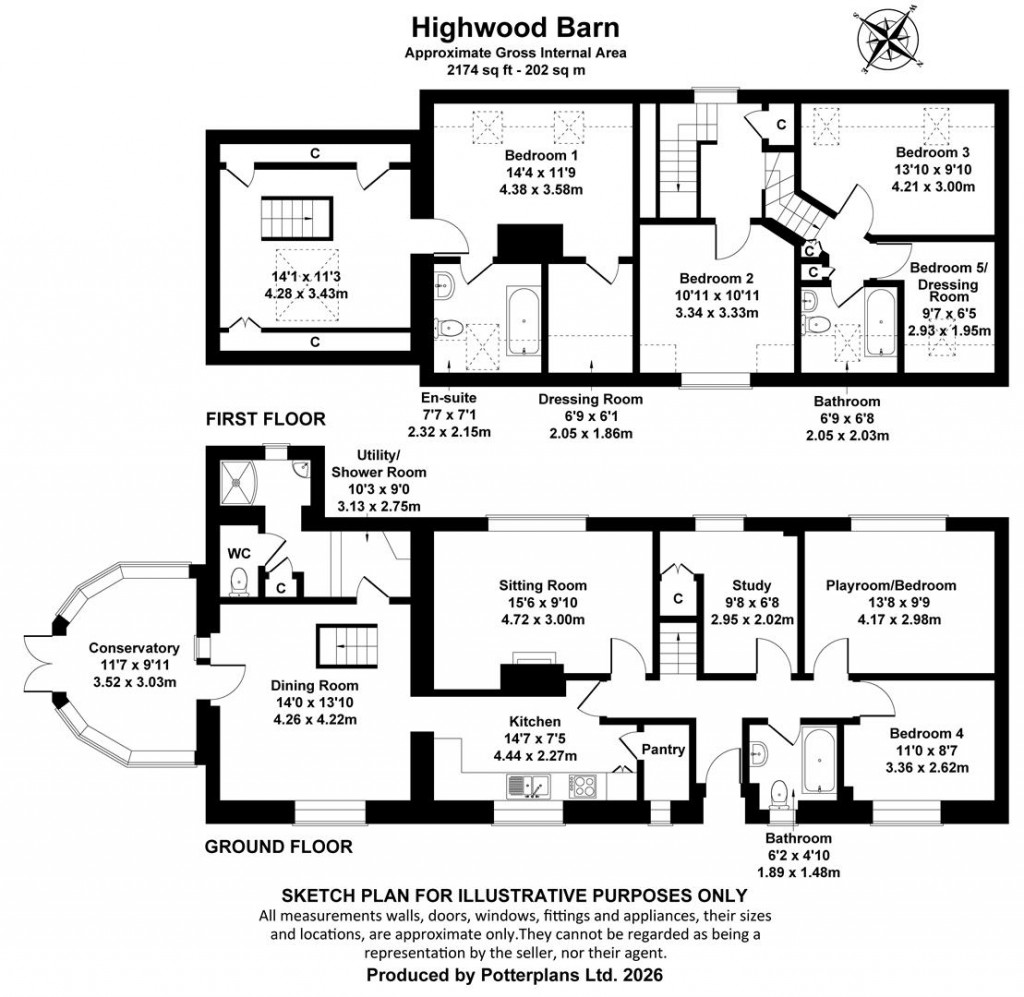 Floorplans For Rookley, Isle of Wight
