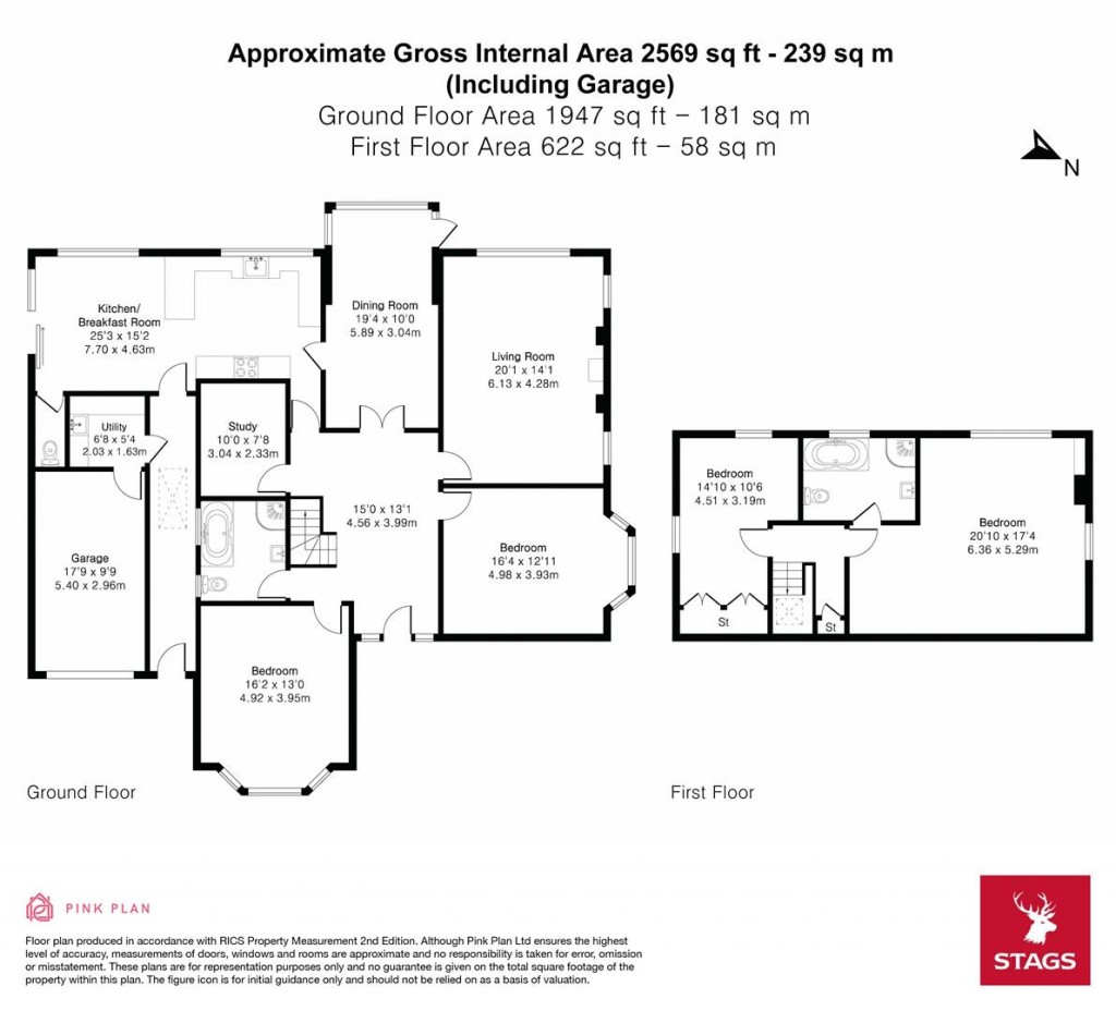 Floorplans For Manor Bend, Galmpton, Brixham