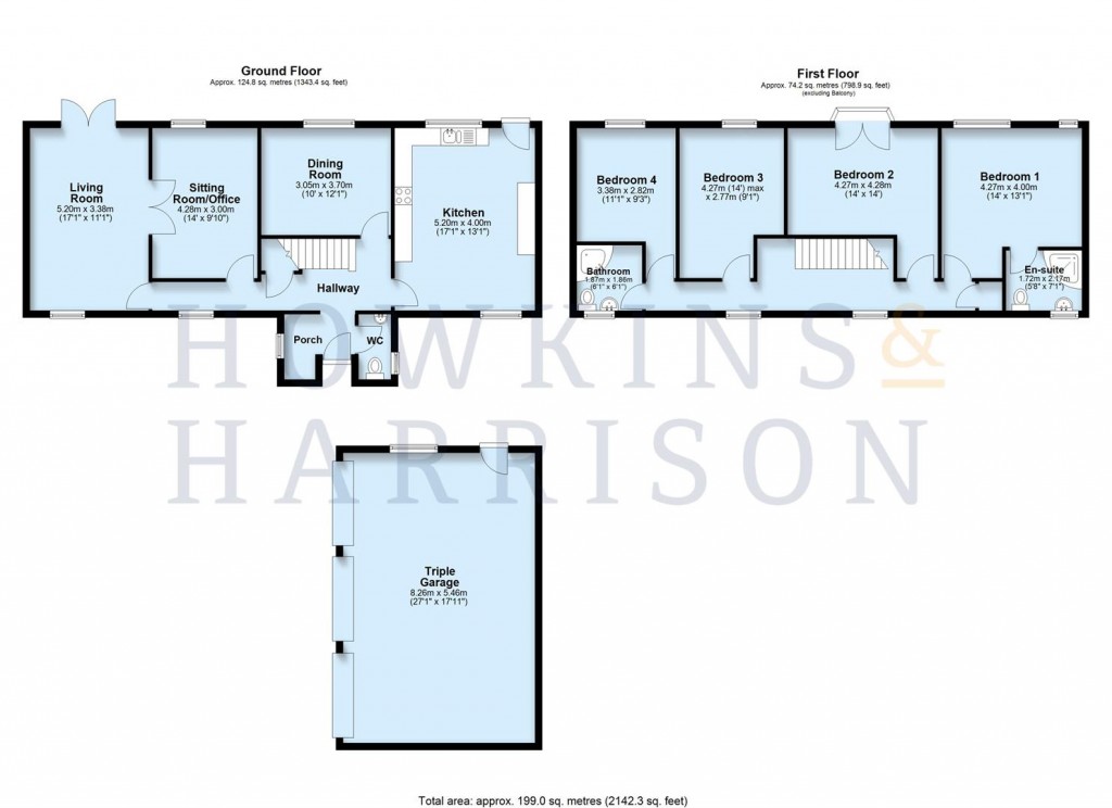 Floorplans For Spinney Drive, Botcheston, LE9