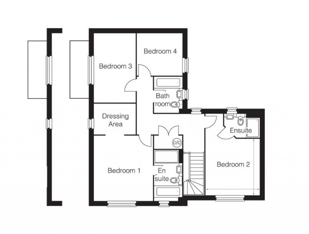Floorplans For Poppyfields, Bartlow Road, Linton
