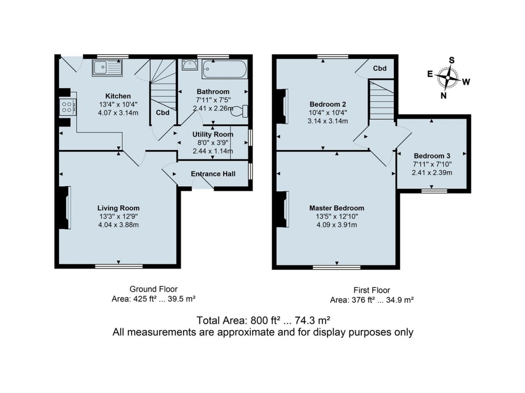 Floorplans For Church Lane, Seckington, B79