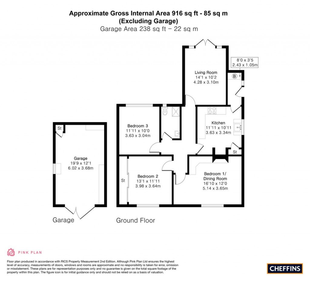 Floorplans For Brook Street, Soham, Ely