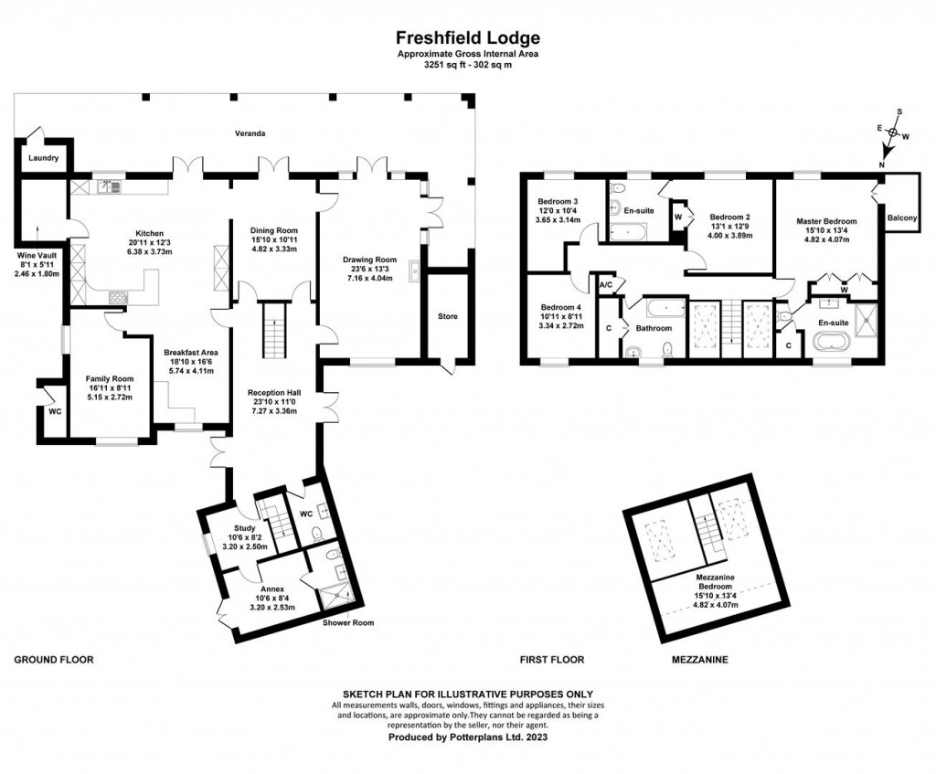 Floorplans For Bembridge, Isle Of Wight