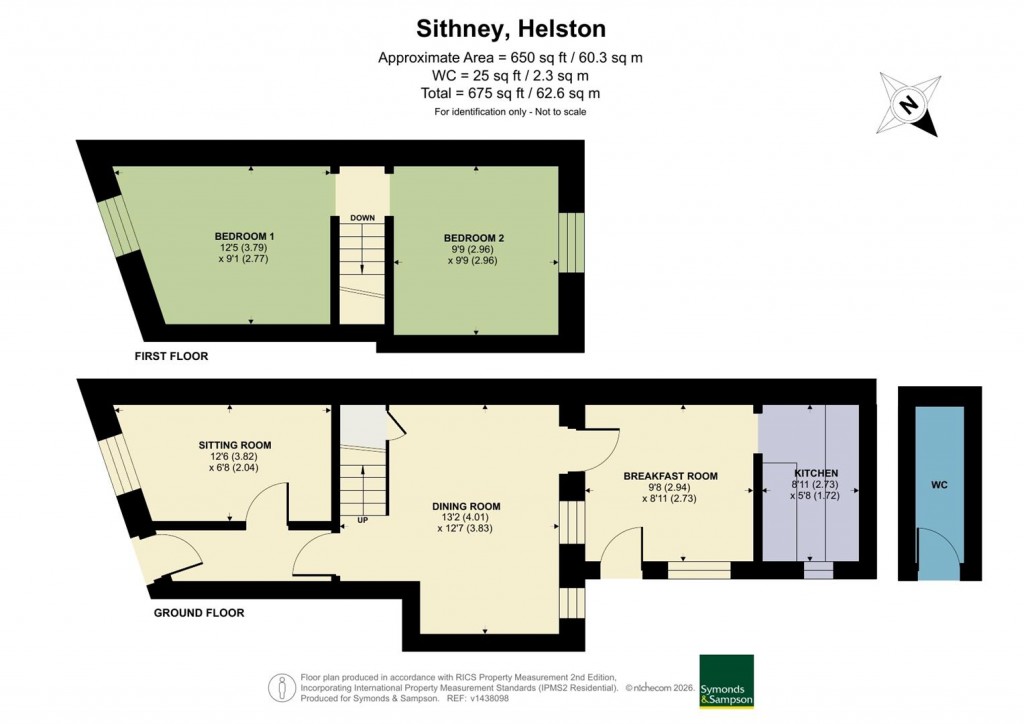 Floorplans For Sithney, Helston