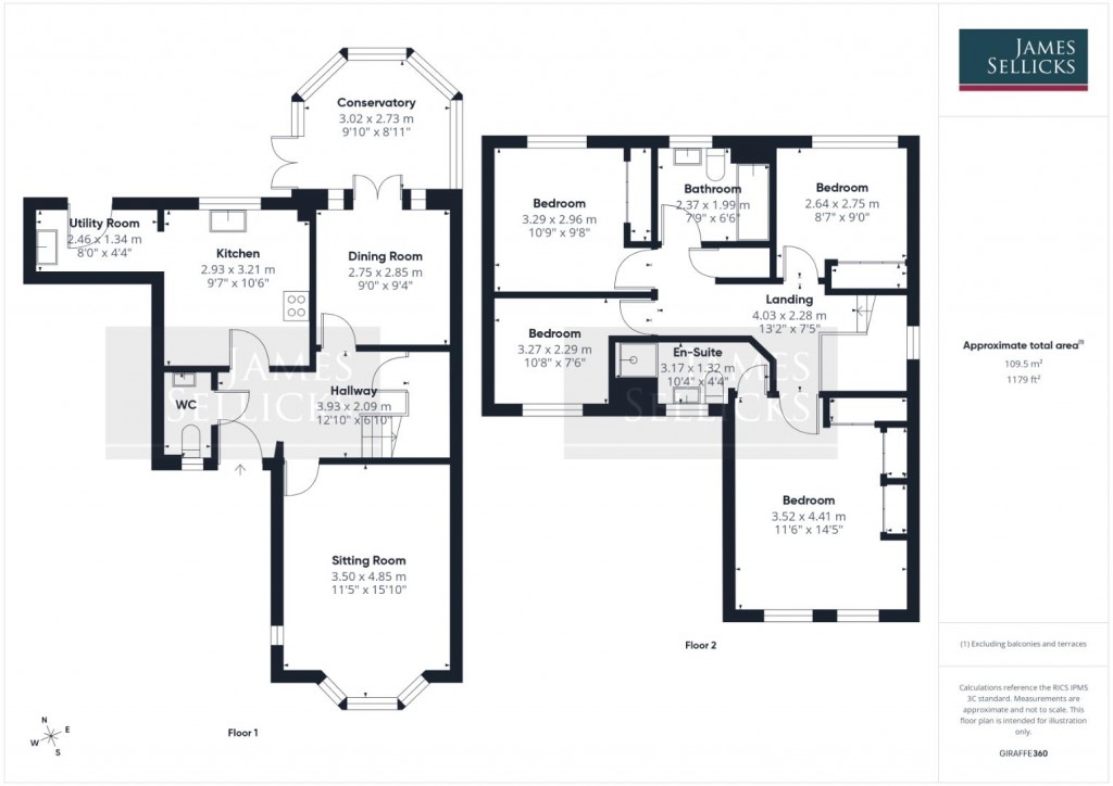 Floorplans For Devenports Hill, Bushby, Leicestershire
