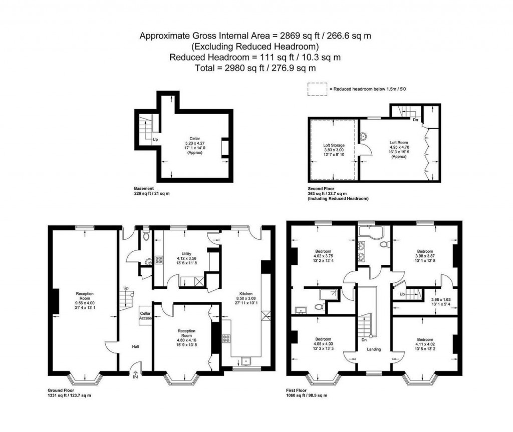 Floorplans For Park Street, Thaxted