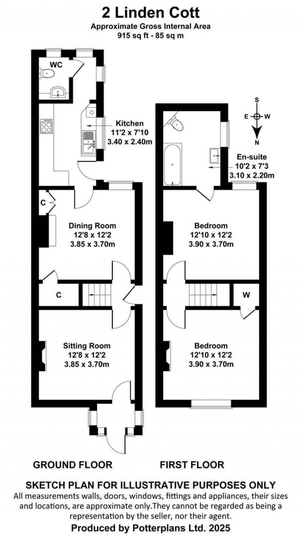 Floorplans For St Helens, Isle of Wight
