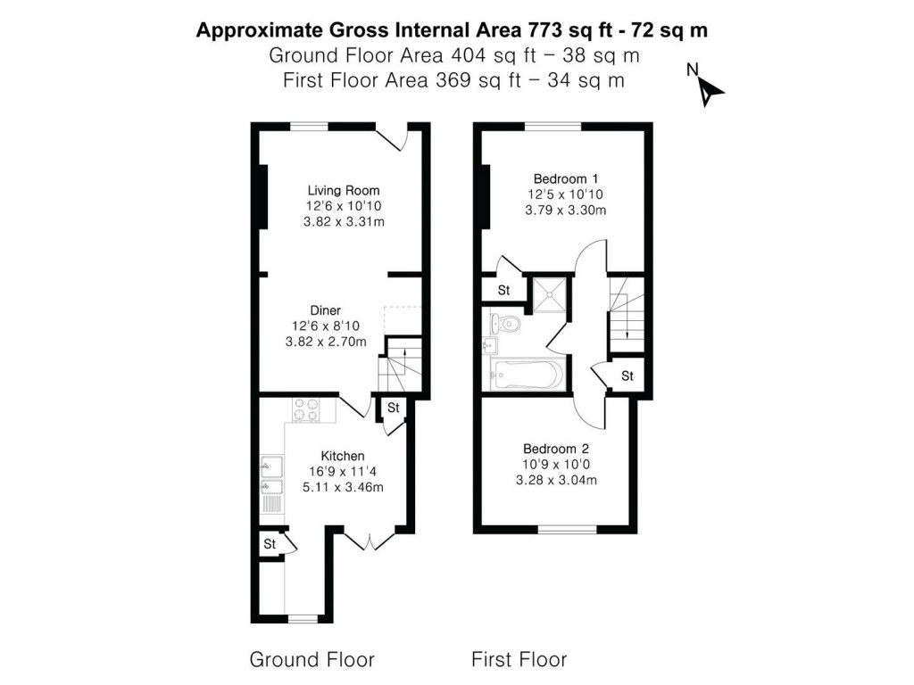 Floorplans For Orchard Street, Cambridge