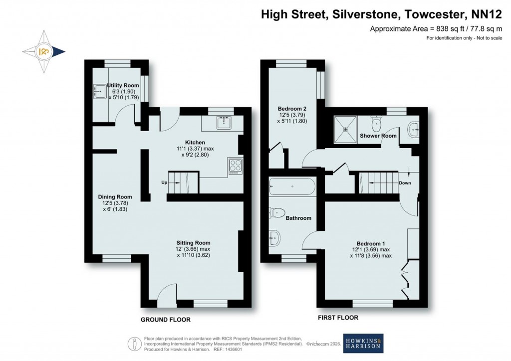 Floorplans For High Street, Silverstone, NN12