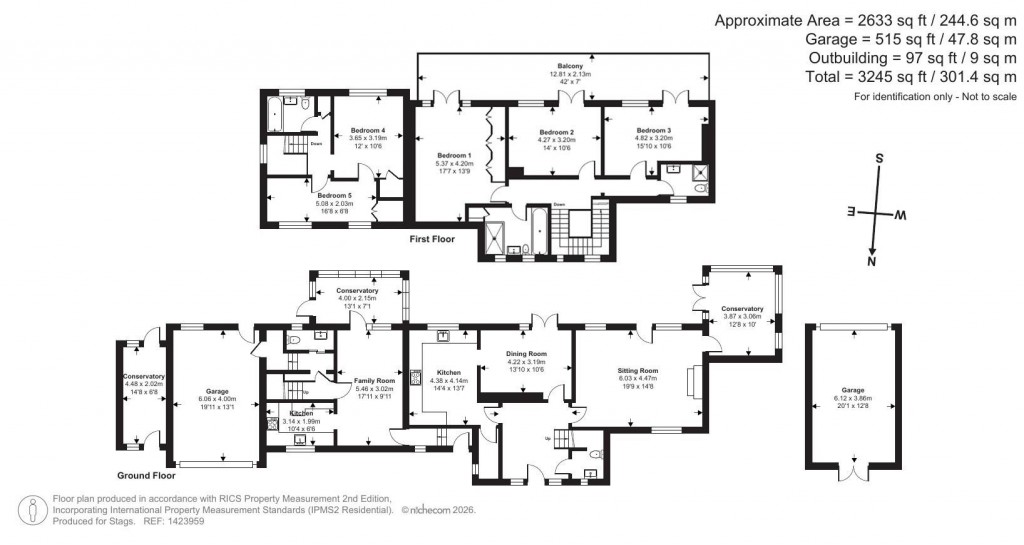 Floorplans For Harepath Hill, Seaton