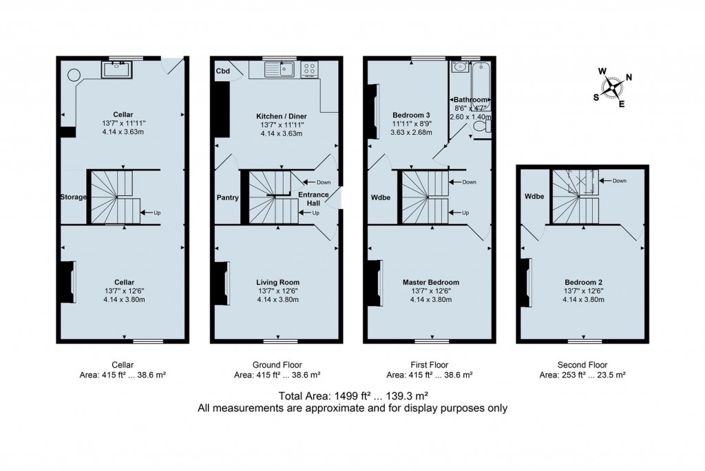Floorplans For Coleshill Road, Atherstone, CV9