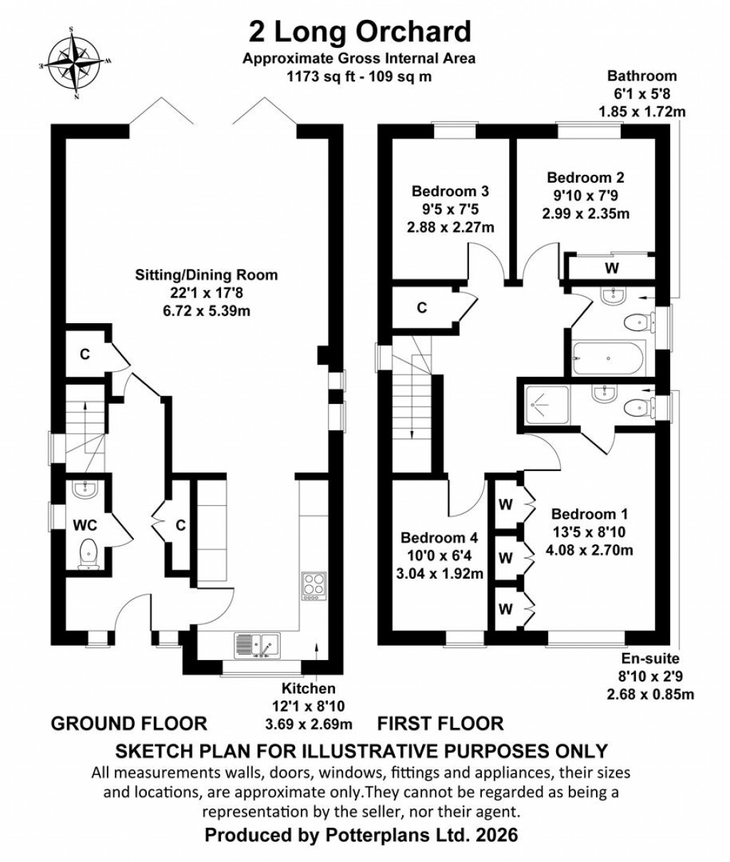 Floorplans For Ryde, Isle of Wight