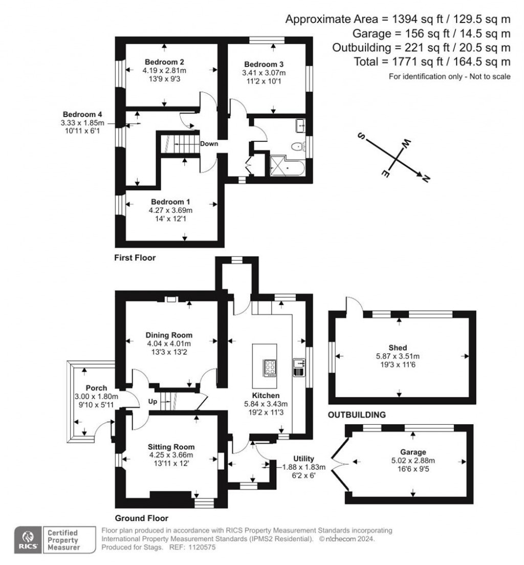 Floorplans For Jolly's Lane, Porthtowan, Truro