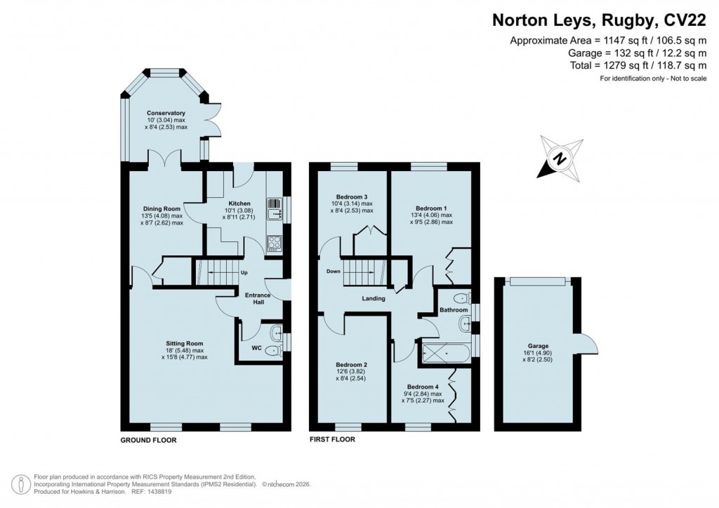 Floorplans For Norton Leys, Rugby, CV22