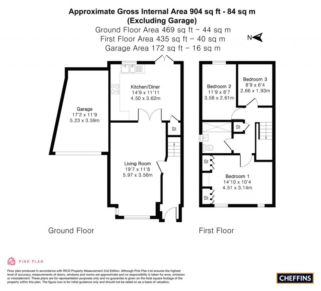 Floorplans For Horsham Close, Haverhill