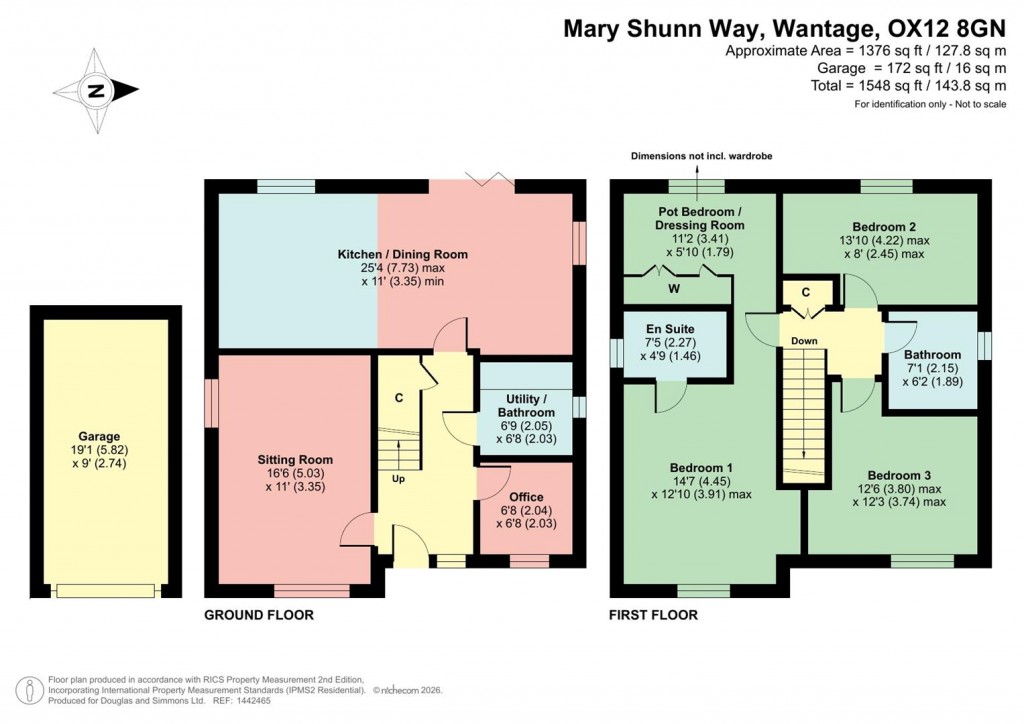 Floorplans For Mary Shunn Way, Wantage, Oxfordshire OX12