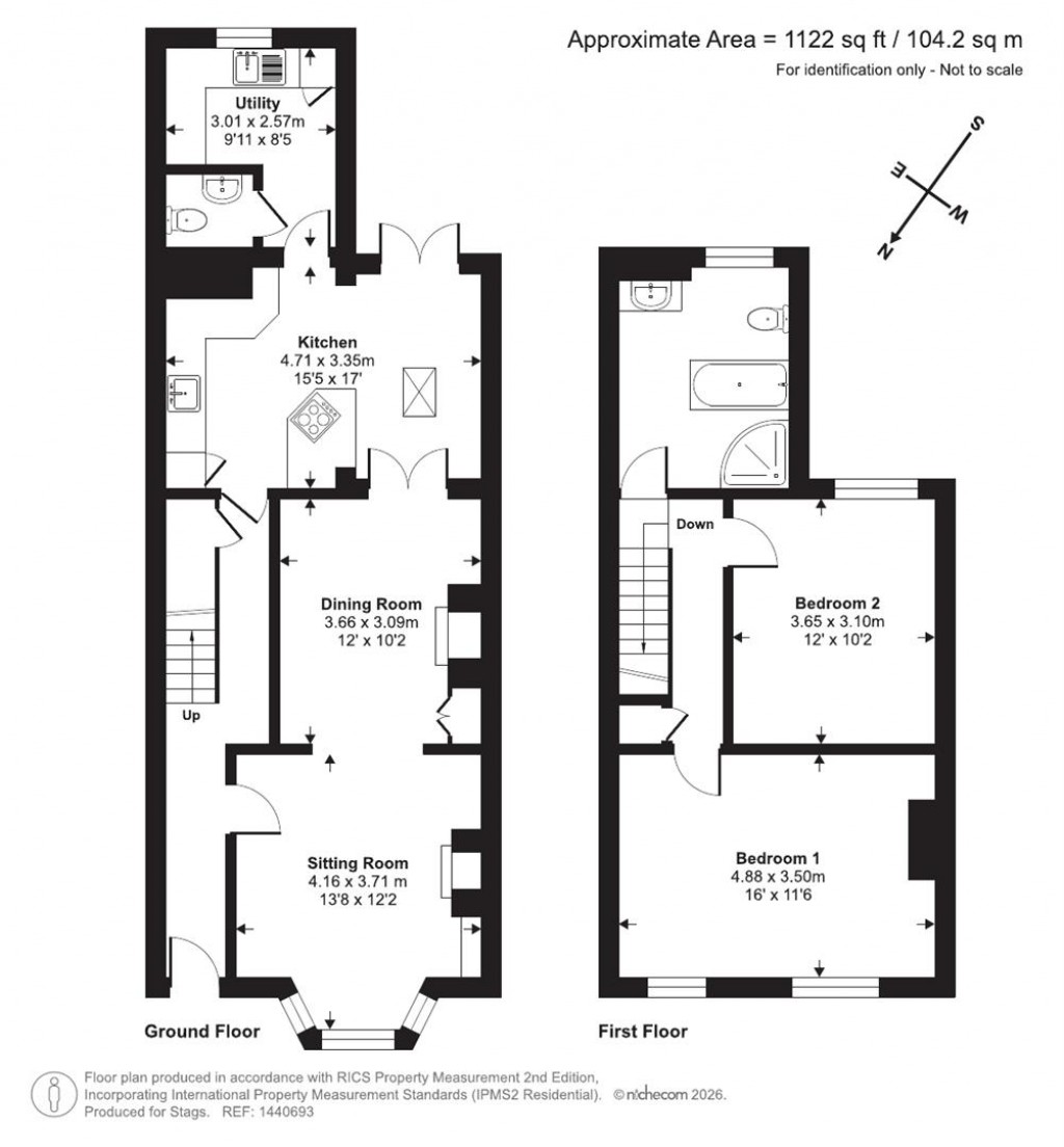 Floorplans For Salisbury Street, Taunton
