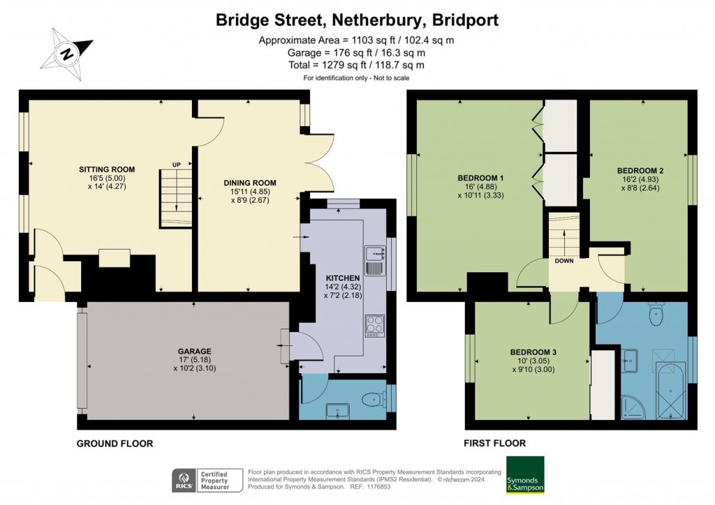 Floorplans For Bridge Street, Netherbury, Bridport