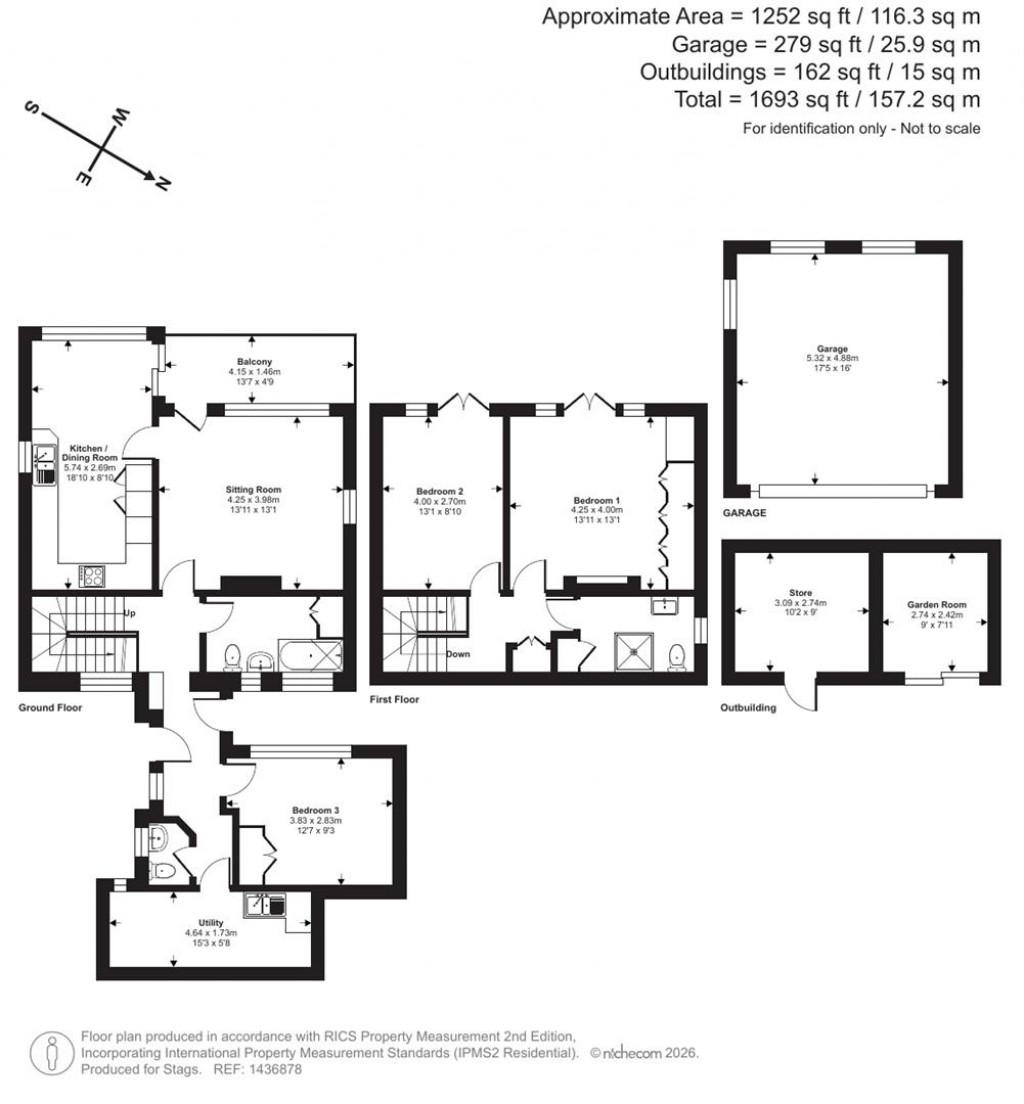 Floorplans For Countess Wear Road, Exeter