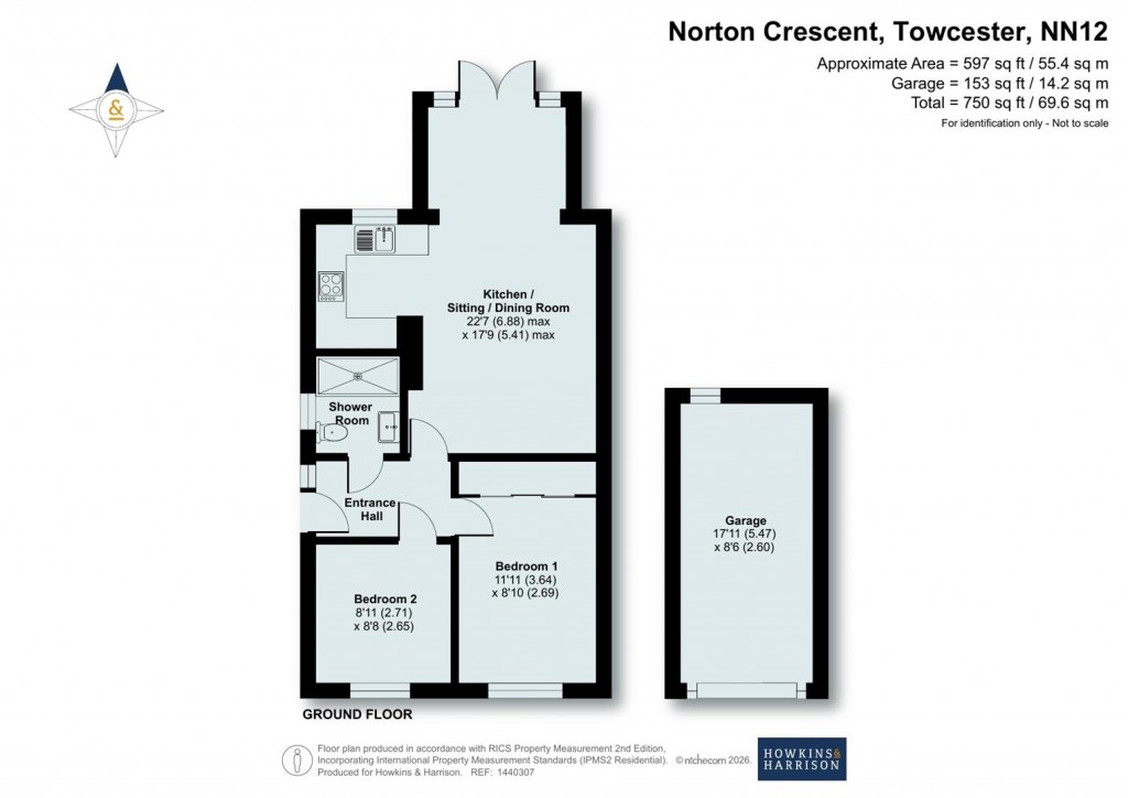Floorplans For Norton Crescent, Towcester, NN12