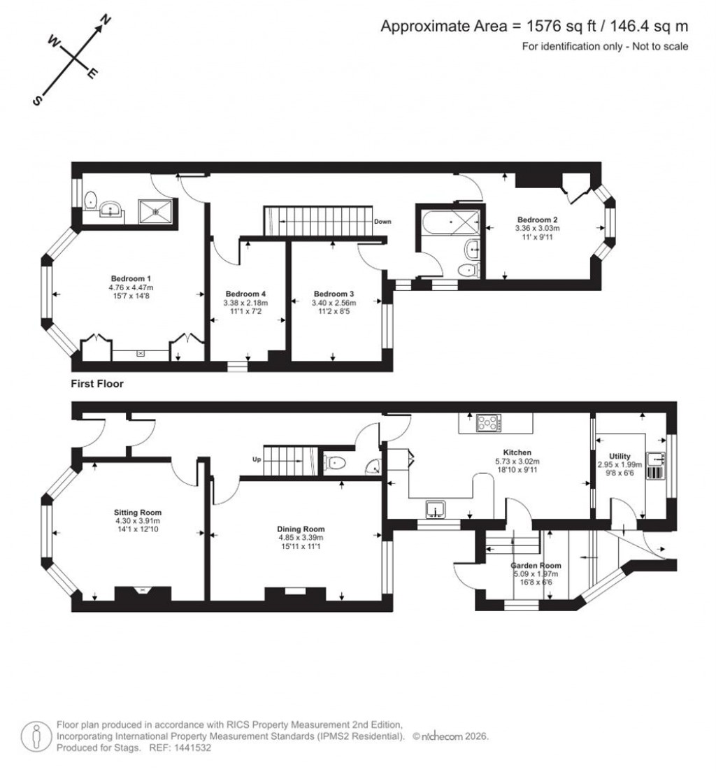 Floorplans For Richmond Road, Exmouth