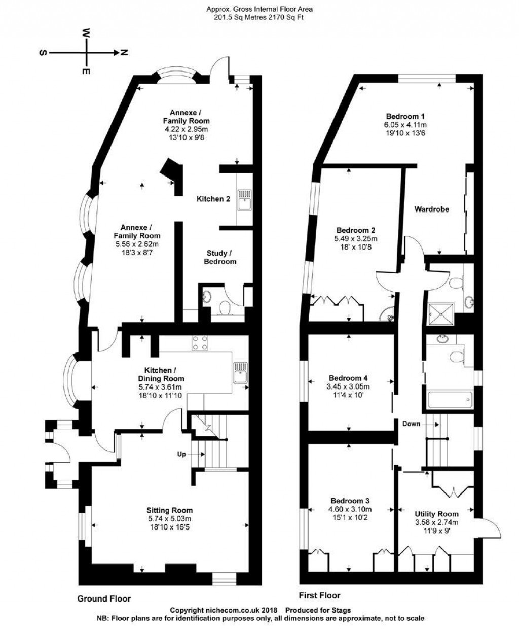 Floorplans For Berrynarbor, Ilfracombe